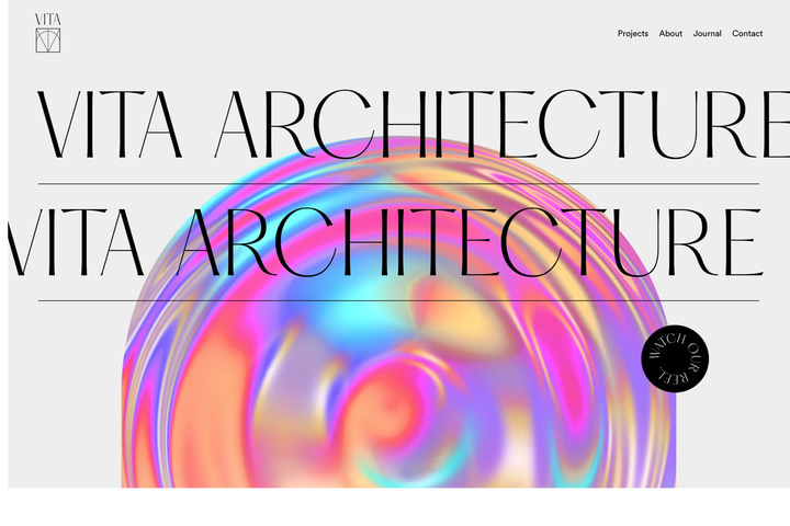 Vita Architecture website preview